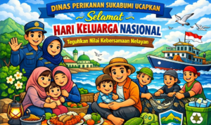 Dinas Perikanan Sukabumi Ucapkan Selamat Hari Keluarga Nasional, Teguhkan Nilai Kebersamaan Nelayan